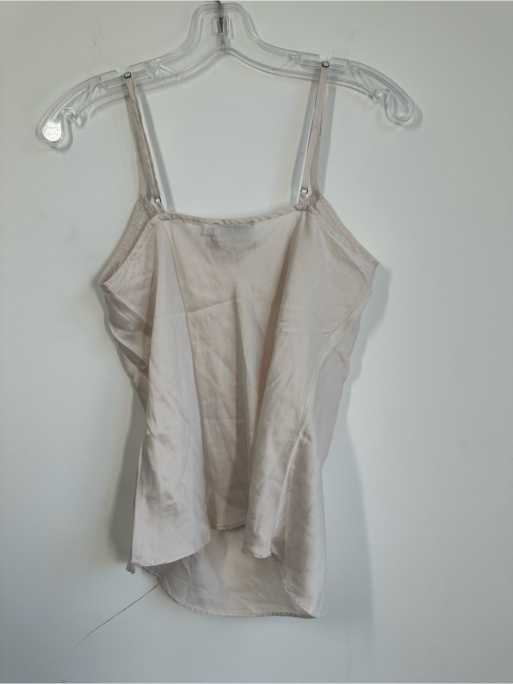 GINIA 100% Silk Camisole Tank Top Ivory Champagne AU 10 / US 6 - Picture 7 of 7